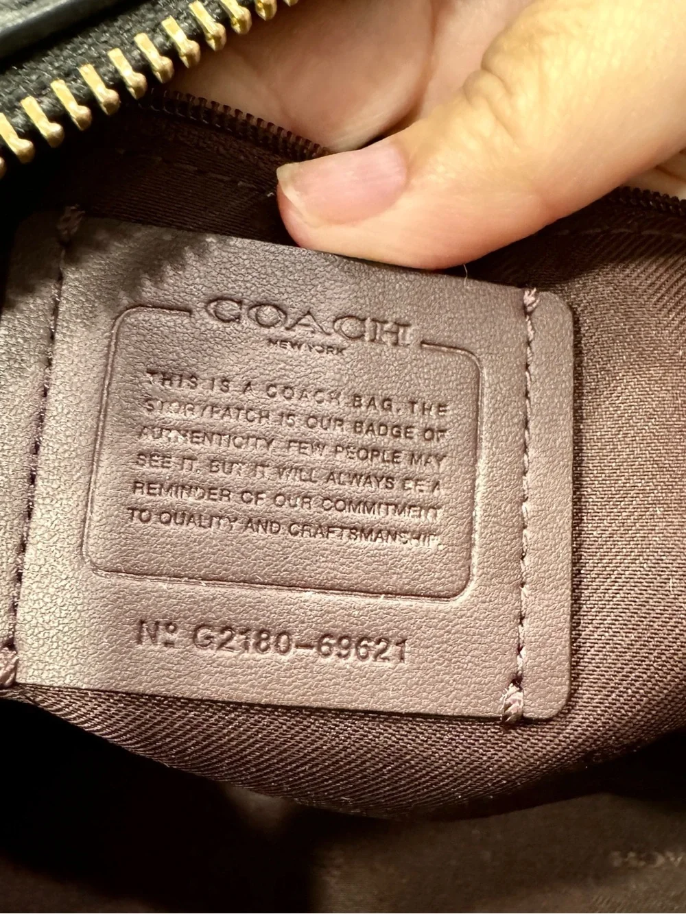 Coach Lane Satchel in Polished Pebble Leather